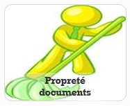 Propreté nettoyage documents DIVERS