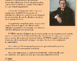 Création de l'UPRM